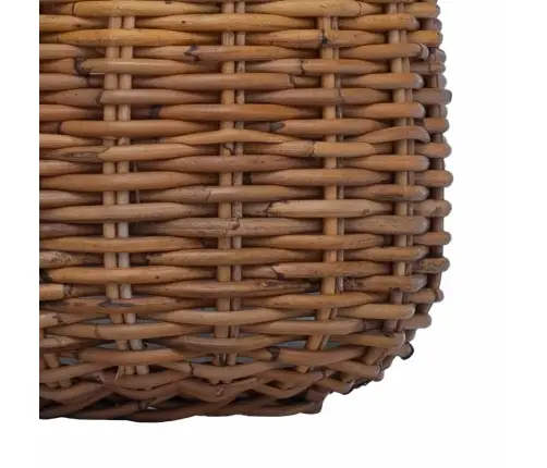 Stādītāju Grozs Ar Uzglabāšanu 2 Pcs Brūna Lacak Rattan Vidaxl