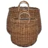 Stādītāju Grozs Ar Uzglabāšanu 2 Pcs Brūna Lacak Rattan Vidaxl