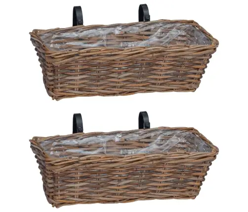Rippuv Istutuskorv 2 Pcs Pruun 48 X 22 X 15 Cm Lacak Viglas