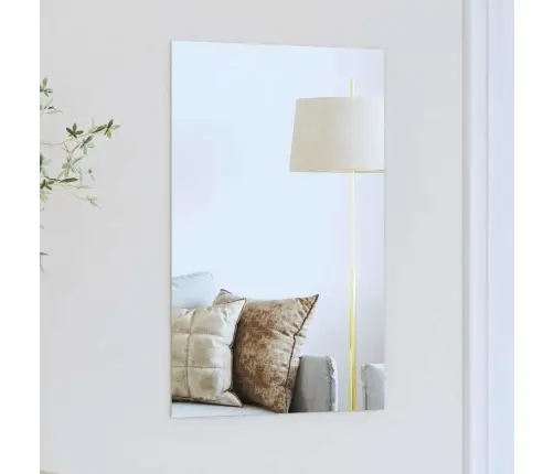 Sieninis Veidrodis Stačiakampio 60 X 40 Cm Grūdintas Stiklas