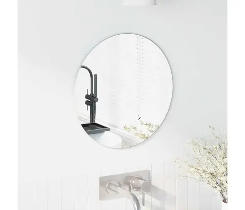 Sienas Spogulis Ø 40 Cm Rūdīts Stikls Vidaxl