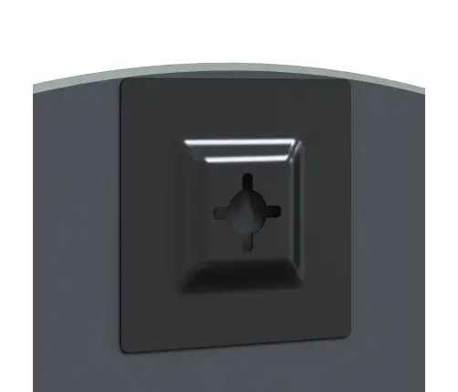 Sienas Spogulis Ø 70 Cm Rūdīts Stikls Vidaxl