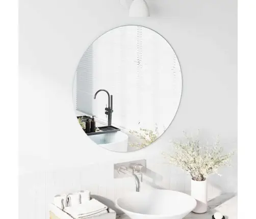 Sienas Spogulis Ø 70 Cm Rūdīts Stikls Vidaxl