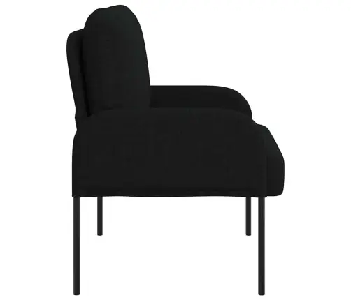 Dīvāni Ar Spilvenu 55Cm Melna Saplāksnis Vidaxl