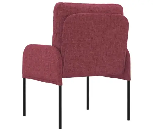 Sofos Su Pagalve 55Cm Vyno Raudona Fanera