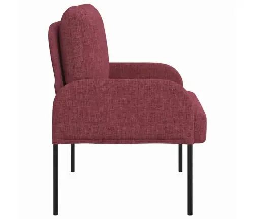 Sofos Su Pagalve 55Cm Vyno Raudona Fanera