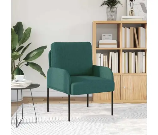 Sofos Su Pagalve 55Cm Tamsiai Žalia Fanera