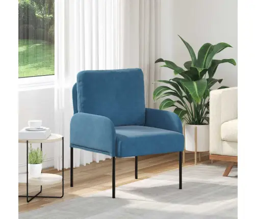 Sofos Su Pagalve 55Cm Mėlyna Fanera