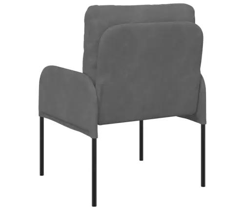 Sofos Su Pagalve 55Cm Tamsiai Pilka Fanera