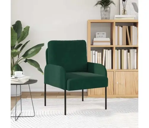 Dīvāni Ar Spilvenu 55Cm Tumši Zaļš Saplāksnis Vidaxl