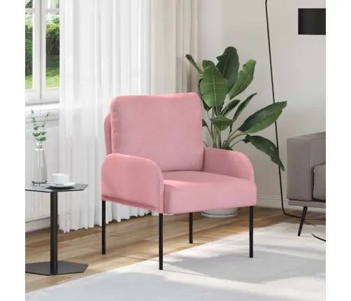 Sofos Su Pagalve 55Cm Rožinė Fanera