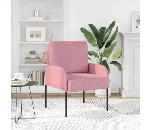 Sofos Su Pagalve 55Cm Rožinė Fanera