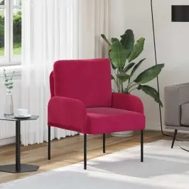 Dīvāni Ar Spilvenu 55Cm Vīna Sarkans Saplāksnis Vidaxl