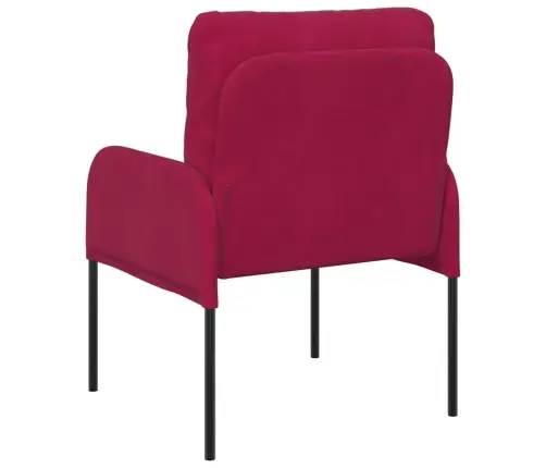 Sofos Su Pagalve 55Cm Vyno Raudona Fanera