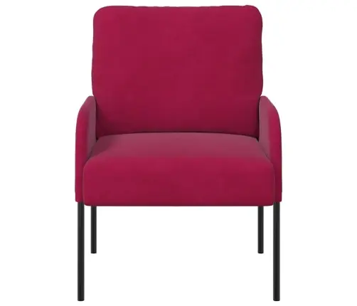 Sofos Su Pagalve 55Cm Vyno Raudona Fanera