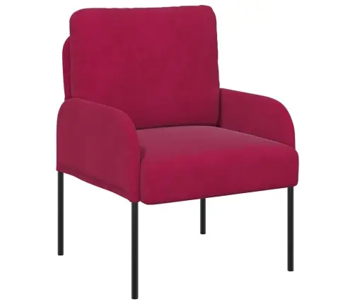 Sofos Su Pagalve 55Cm Vyno Raudona Fanera