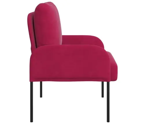 Sofos Su Pagalve 55Cm Vyno Raudona Fanera