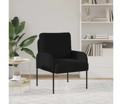 Dīvāni Ar Spilvenu 55Cm Melna Saplāksnis Vidaxl