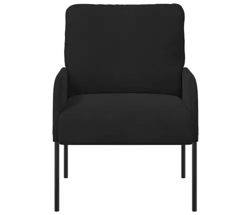 Dīvāni Ar Spilvenu 55Cm Melna Saplāksnis Vidaxl