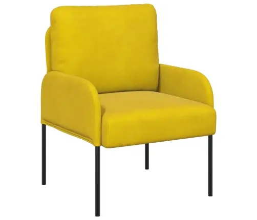 Sofos Su Pagalve 55Cm Geltona Fanera