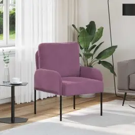 Sofos Su Pagalve 55Cm Violetinė Fanera