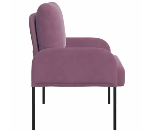 Dīvāni Ar Spilvenu 55Cm Violeta Saplāksnis Vidaxl