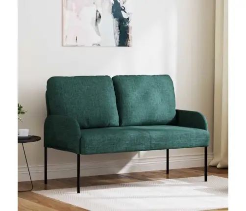 Dīvāni Ar Spilvenu 110Cm Tumši Zaļš Saplāksnis Vidaxl