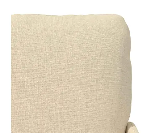 Dīvāni Ar Spilvenu 110Cm Krēmkrāsa Saplāksnis Vidaxl