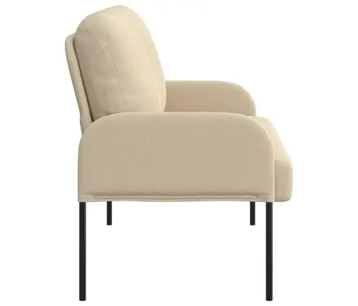 Dīvāni Ar Spilvenu 110Cm Krēmkrāsa Saplāksnis Vidaxl