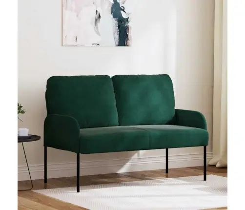 Sofos Su Pagalve 110Cm Tamsiai Žalia Fanera