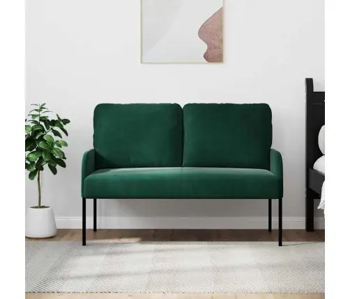 Sofos Su Pagalve 110Cm Tamsiai Žalia Fanera