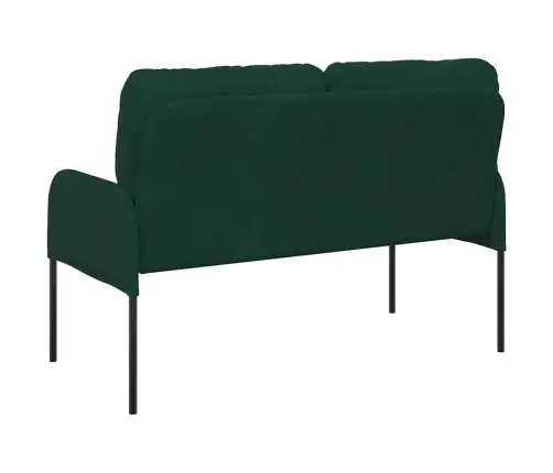 Sofos Su Pagalve 110Cm Tamsiai Žalia Fanera