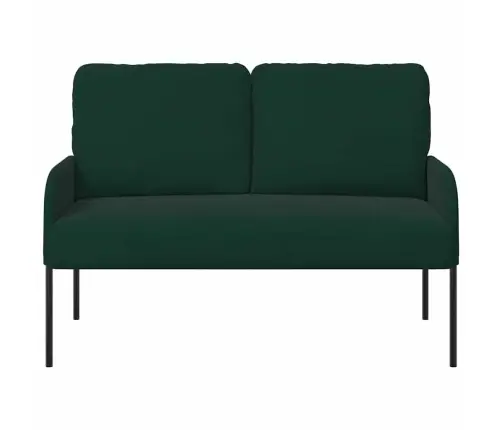 Sofos Su Pagalve 110Cm Tamsiai Žalia Fanera