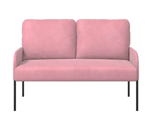 Sofos Su Pagalve 110Cm Rožinė Fanera