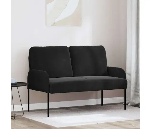 Sofos Su Pagalve 110Cm Juoda Fanera