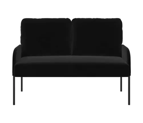 Sofos Su Pagalve 110Cm Juoda Fanera