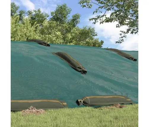 Liivakotid 25 Pcs Roheline 120 X 27 Cm Hdpe