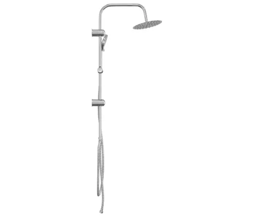 Dušas Sistēma Sudraba 45 X 20 X 96 Cm Misiņš, Sus201 Un Abs Vidaxl