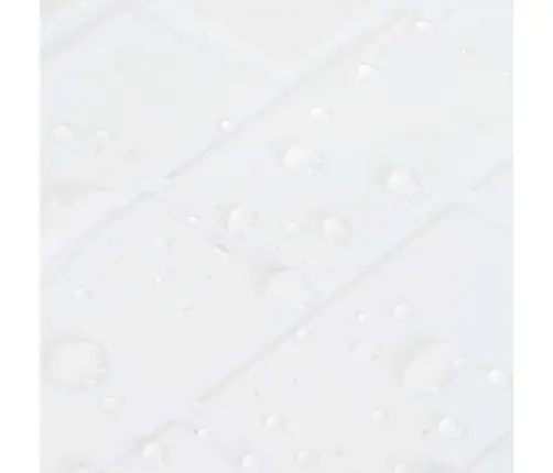 Metro Flīze 20 Pcs Balts 30,5 X 30,5 Cm Poliuretāns Un Pet Vidaxl