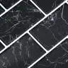 Metro Flīze 20 Pcs Melnā Marmora 30,5 X 30,5 Cm Vidaxl