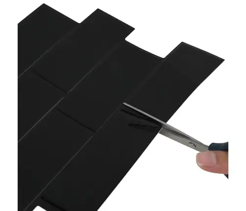 Subway Plaat 10 Pcs Must 29 X 21 Cm Polüuretaan Ja Pet