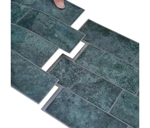 Dekoratīvās Uzlīmes 50 Pcs Zils Zaļš 29,4 X 21,4 X 0,8 Cm Vidaxl