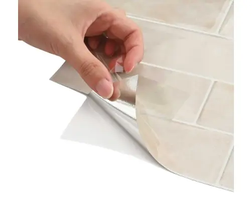 Dekoratīvās Uzlīmes 50 Pcs Beige Marmor 29,4 X 21,4 X 0,8 Cm Vidaxl