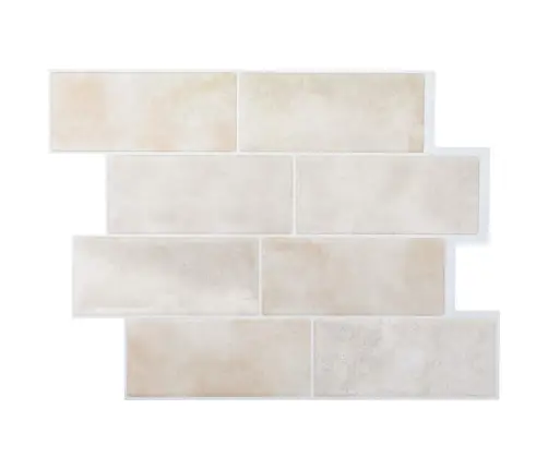 Dekoratīvās Uzlīmes 50 Pcs Beige Marmor 29,4 X 21,4 X 0,8 Cm Vidaxl