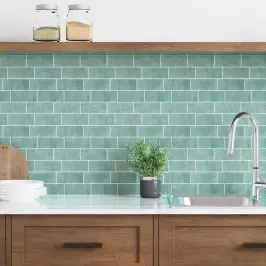 Metro Plytelė 20 Pcs Pilkai Žalia 29.4 X 21.4 Cm