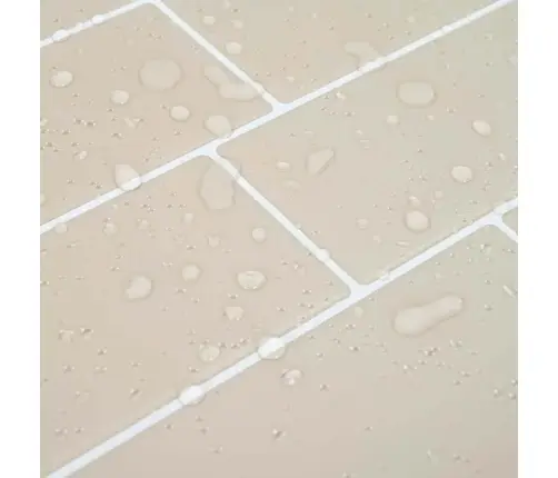 Dekoratīvās Uzlīmes 50 Pcs Bēša 29,4 X 21,4 X 0,8 Cm Vidaxl