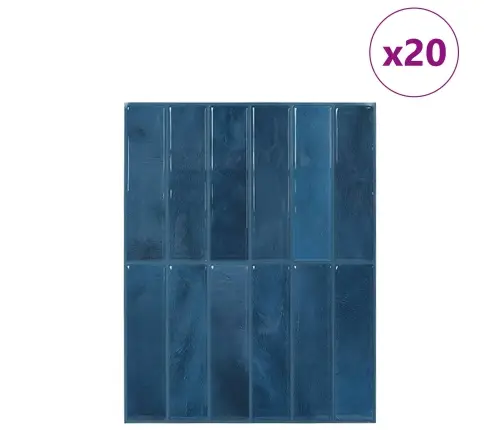 Ristkülikukujuline Plaat 20 Pcs Sinine 29 X 23 X 0,08 Cm