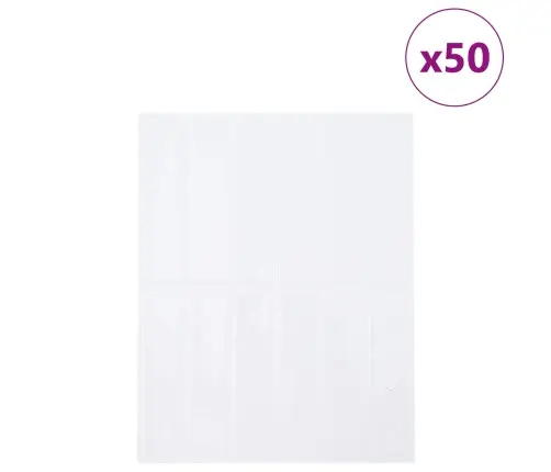 Stačiakampė Plytelė 50 Pcs Balta 29 X 23 X 0,08 Cm