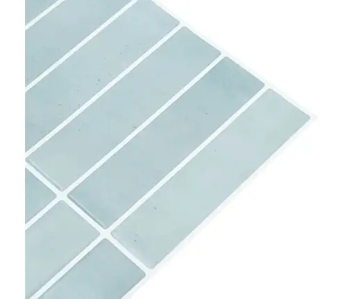 Dekoratīvās Uzlīmes 50 Pcs Pelēki Zaļa 29 X 22,9 X 0,8 Cm Vidaxl