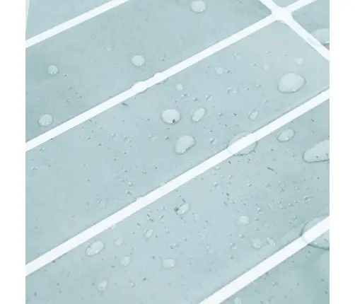 Dekoratīvās Uzlīmes 50 Pcs Pelēki Zaļa 29 X 22,9 X 0,8 Cm Vidaxl